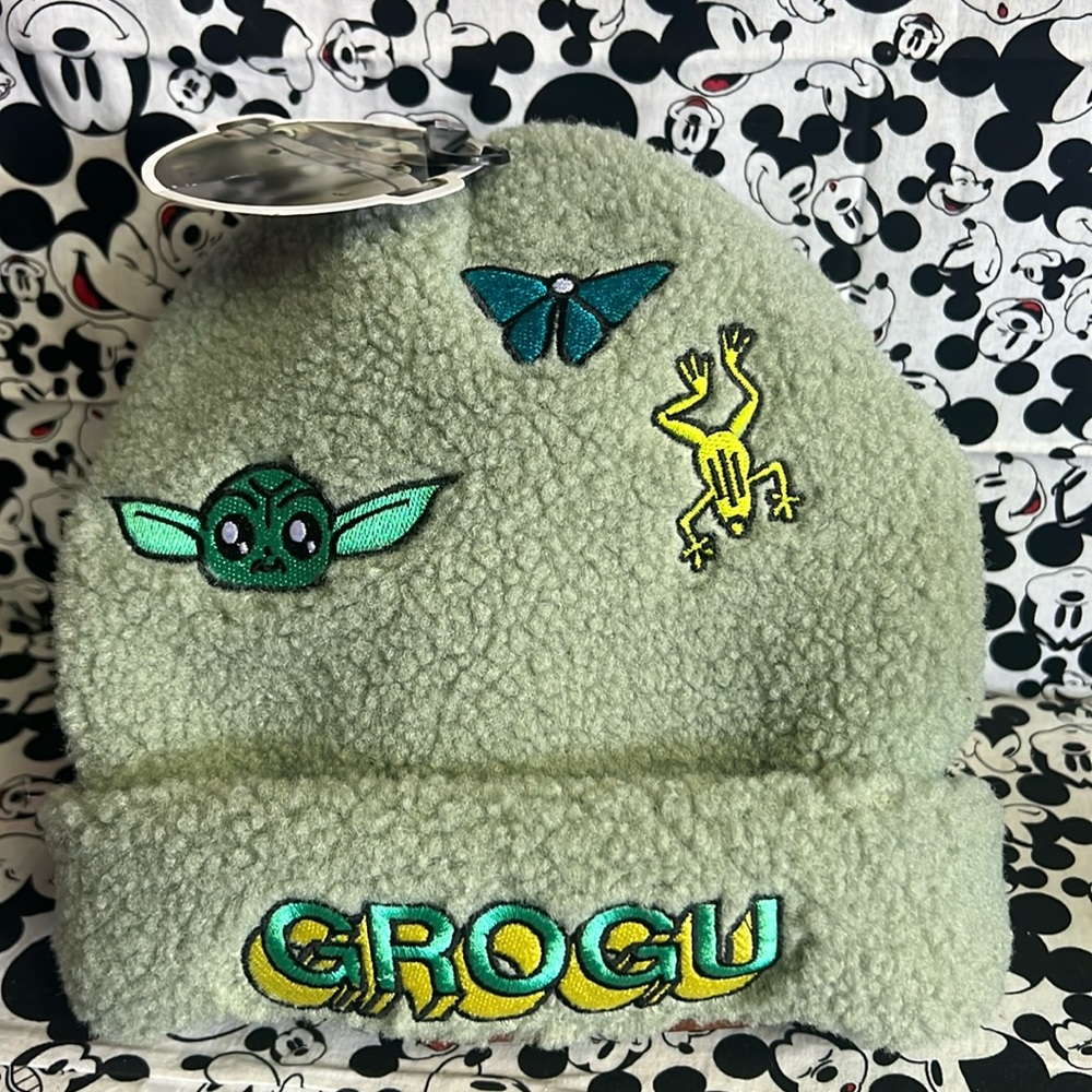 New Concept One Youth STAR WARS GROGU SHERPA BEANIE